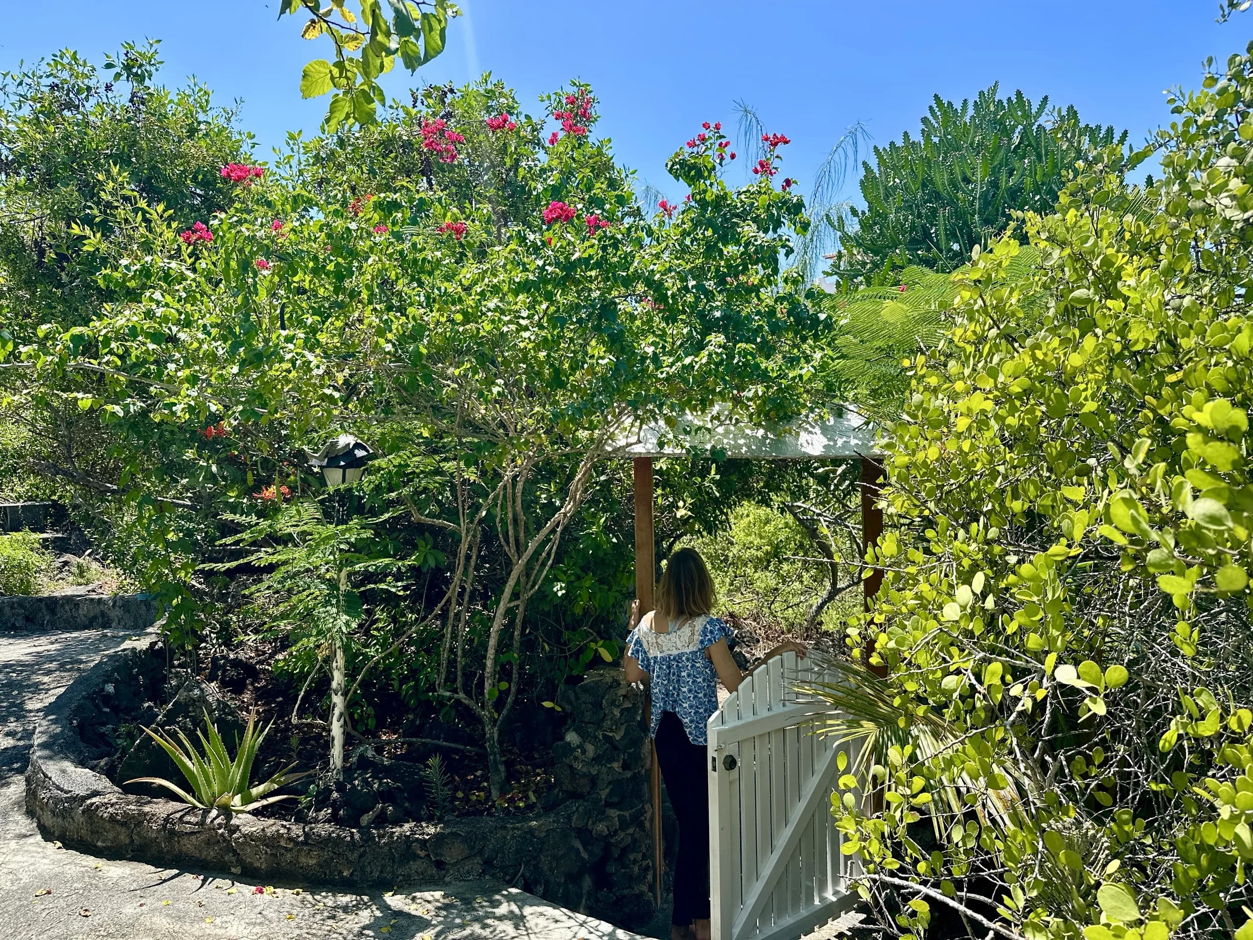 Garden entrance